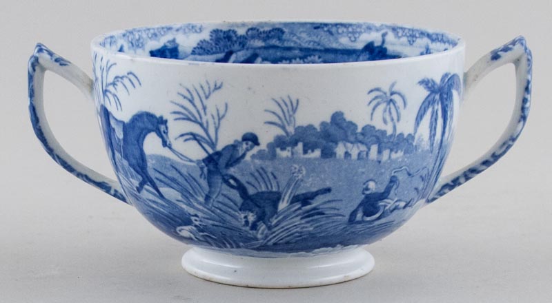 Broth Bowl The Dead Hog c1820
